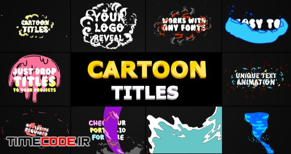  Cartoon Titles Pack | After Effects 