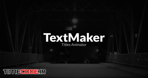 Titles Animator - Digital Glitch Edition
