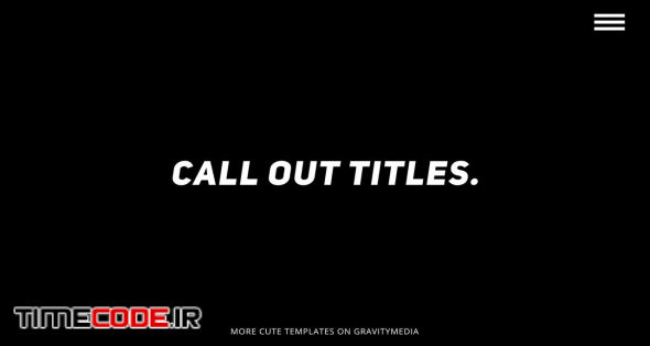 Call Outs Titles Pack