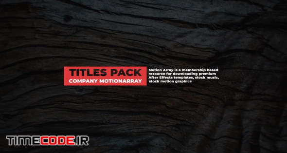 Titles Pack 5.0