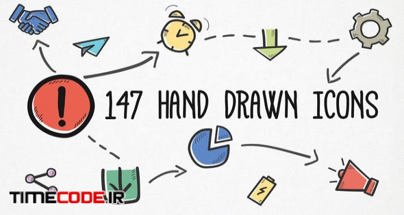 Hand-drawn Icons Pack 