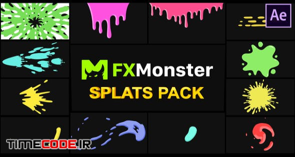  Splats Pack | After Effects 