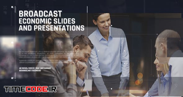  Broadcast Economic Slides/ Business Promo/ Event Promo/ Motivation/ Political News/ Corp Conference 