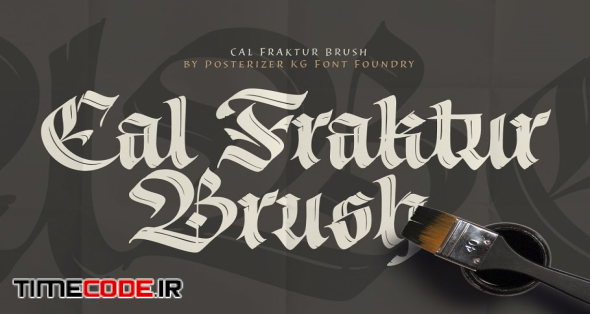 Cal Fraktur Brush | Stunning Blackletter Fonts