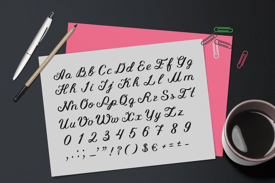 فونت Script دانلود فونت انگلیسی اسکریپت Article Typeface Script – تایم کد