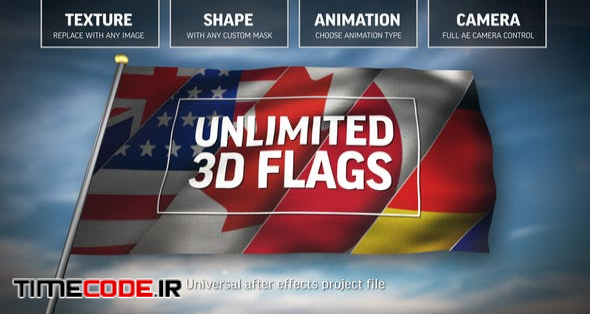  Unlimited 3D Flags 