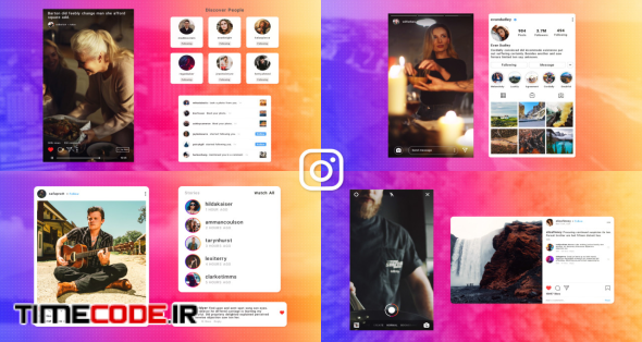 Instagram Social Media Elements