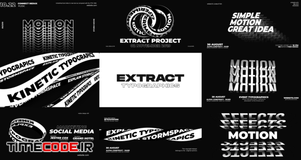 Extract Typographics Pack