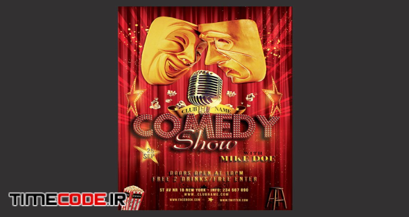 Comedy Show Flyer | Creative Flyer Templates