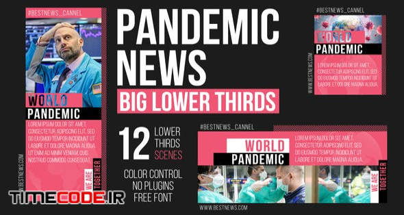  Pandemic News - Big Lower Thirds 