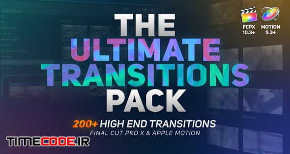  The Ultimate Transitions Pack - Final Cut Pro X & Apple Motion 