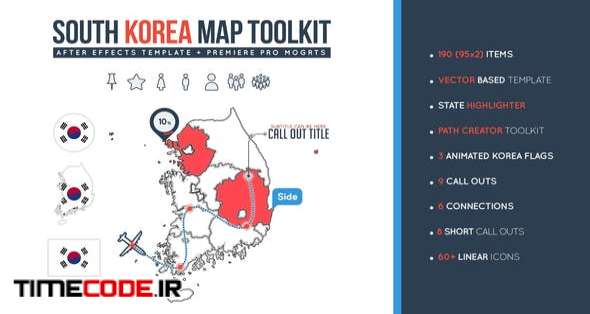  South Korea Map Toolkit 