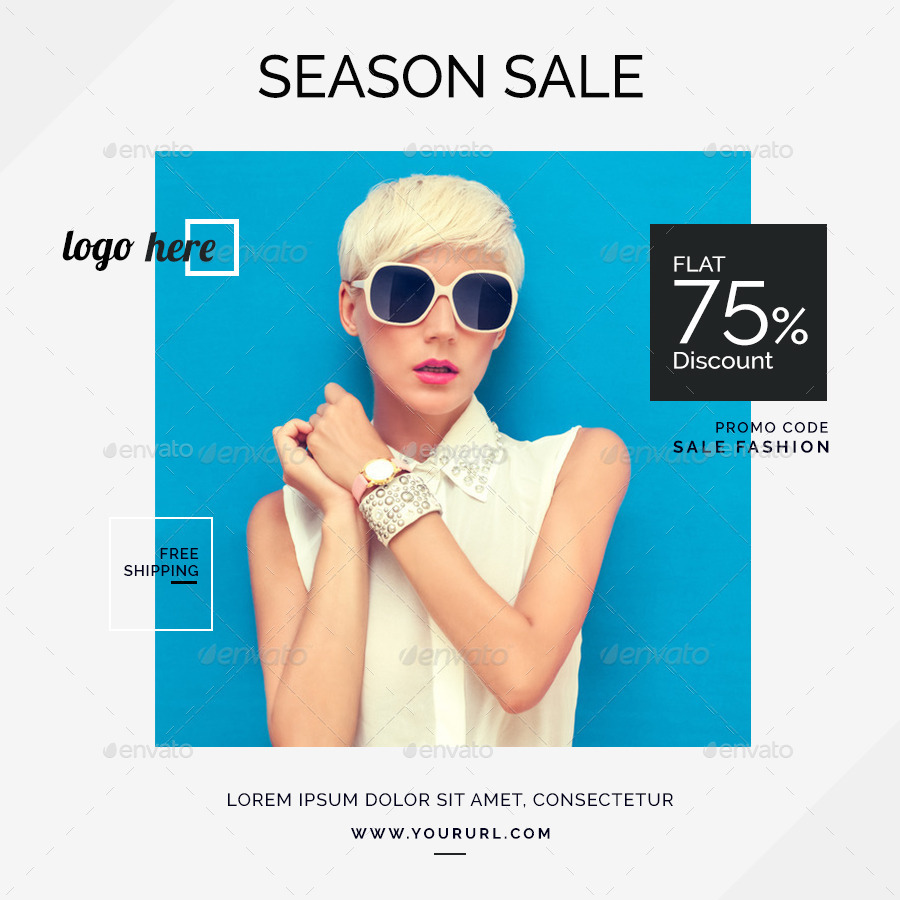 Sales Instagram Banners - 6 Templates