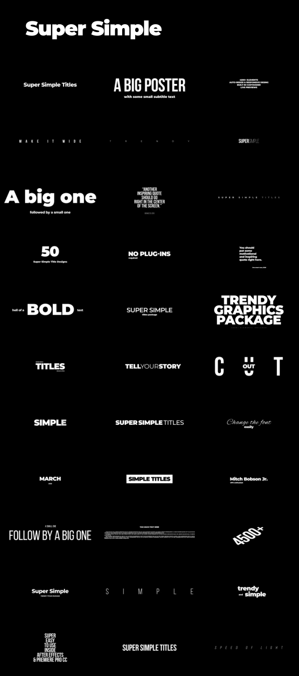  TG Library // 4300+ Motion Graphics Elements 