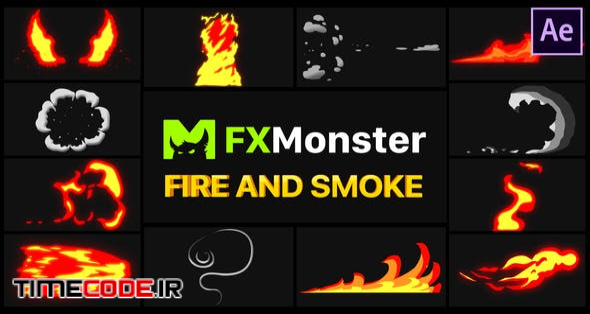  Fire And Smoke Elements | After Effects 