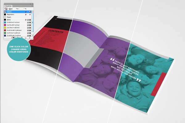 The Colorful – Brand Book Template | Creative Brochure Templates