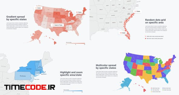  USA Map Infographics 
