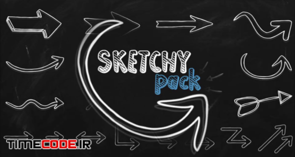 Sketchy Explainer Pack #4 Arrows Pack