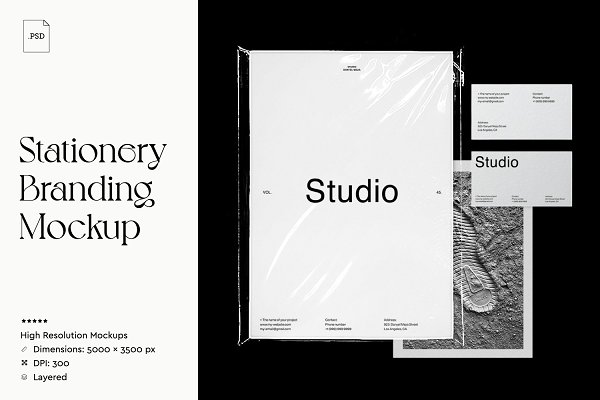 (NEW) Stationery Branding Mockup | Creative Branding Mockups