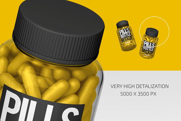 Download دانلود موکاپ کپسول ویتامین Clear Pills Bottle Mockup Set - تایم کد | مرجع دانلود پروژه آماده ...