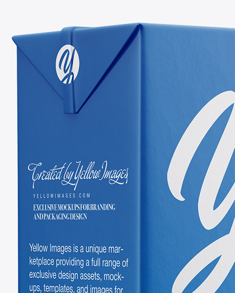 Download دانلود موکاپ پاکت شیر Milk Box Mockup 58677 - تایم کد ...