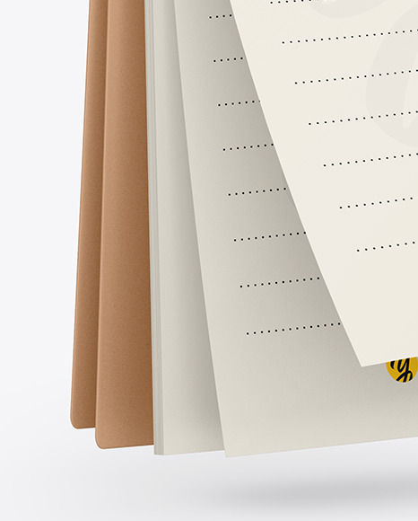 Notepad Mockup in Stationery Mockups on Yellow Images Object Mockups
