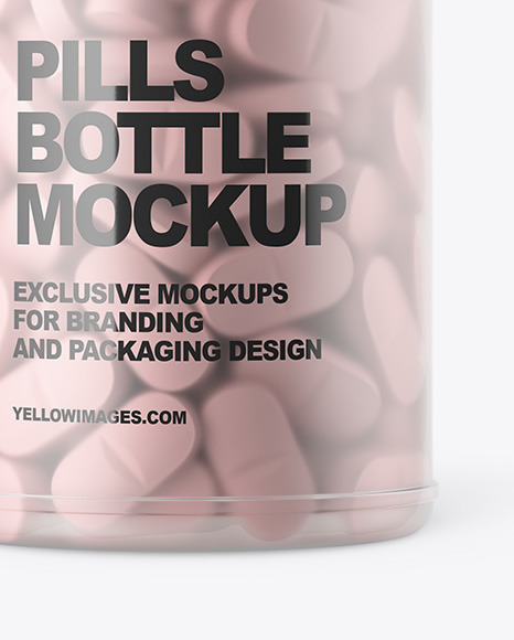 Download دانلود موکاپ قوطی قرص Frosted Pills Bottle Mockup 60399 - تایم کد | مرجع دانلود پروژه آماده افتر ...