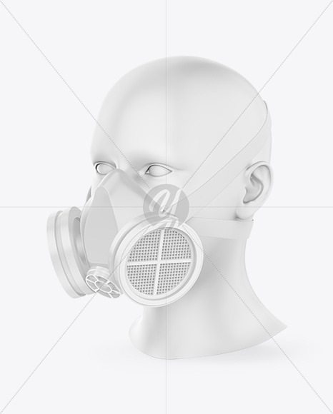 Download دانلود موکاپ ماسک گاز Gas Mask Mockup 60659 - تایم کد ...