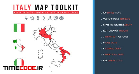 Italy Map Toolkit 