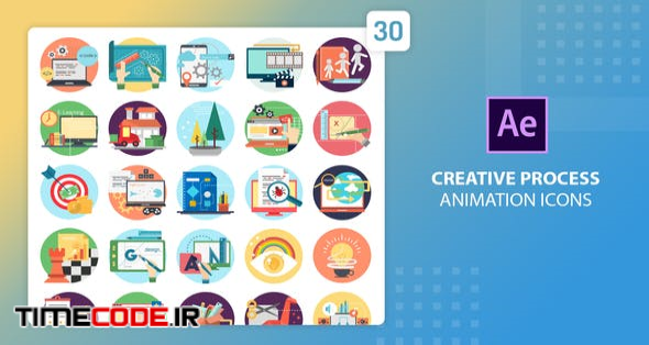  Creative Process Animation Icons | After Effects 
