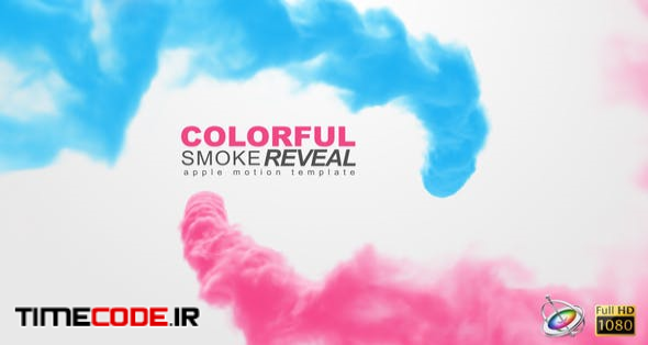  Colorful Smoke Reveal - Apple Motion 