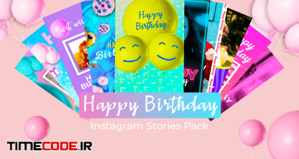 Happy Birthday Instagram Stories Pack