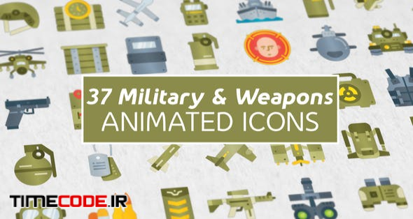  37 Military & Weapons Icons 