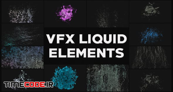  VFX Liquid Elements | After Effects 