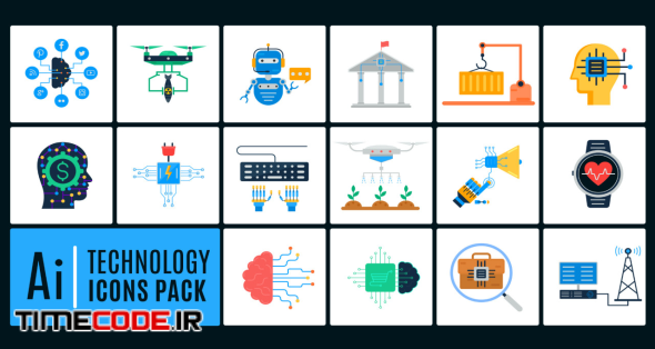 Ai Technology Icons Pack
