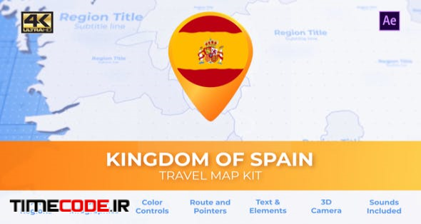  Spain Map - Kingdom of Spain Travel Map 