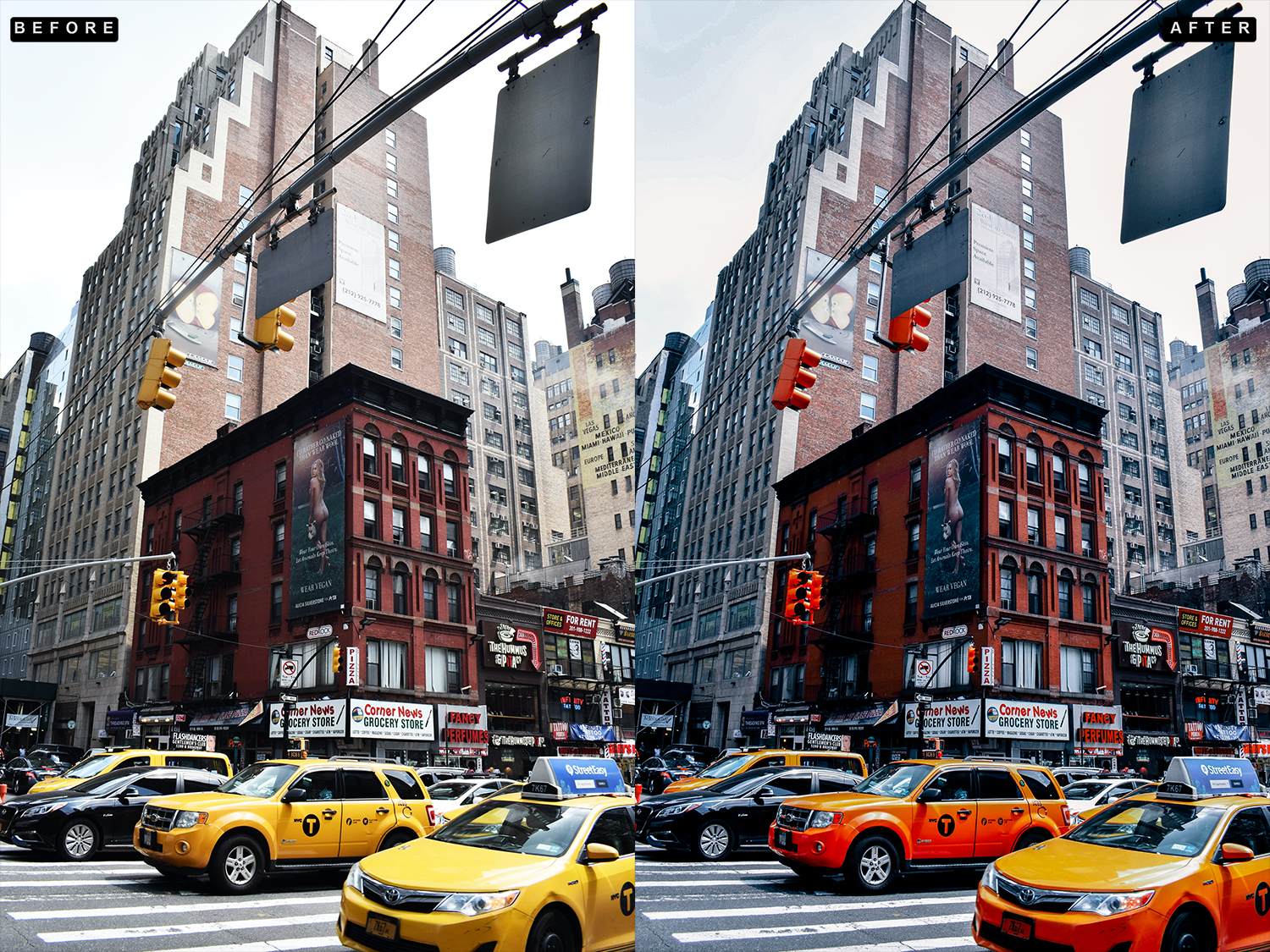 Famous City's / NEW YORK - Photoshop Action