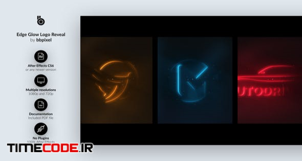  Edge Glow Logo Reveal 