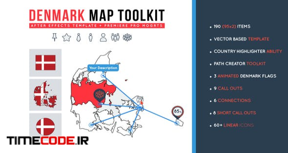  Denmark Map Toolkit 