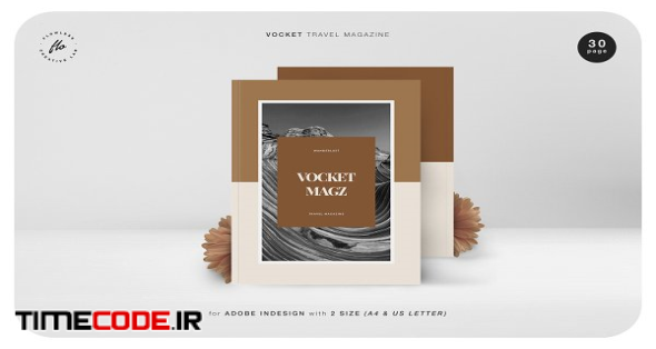 VOCKET Travel Magazine | Creative InDesign Templates