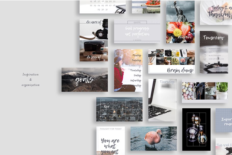 Journal Social Media Template Pack | Creative Photoshop Templates