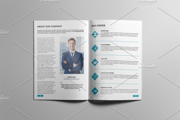 Business Brochure V838 | Creative Photoshop Templates