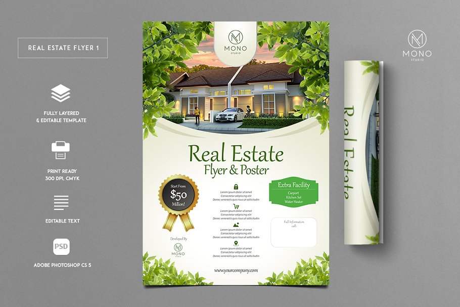 Premium Real Estate Flyer 1 | Creative Photoshop Templates