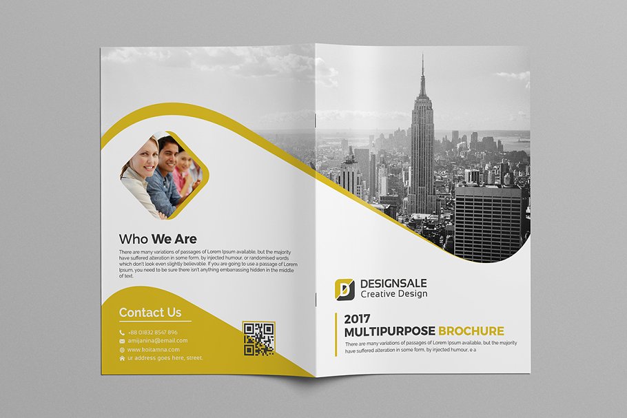 Bi Fold Brochure | Creative Photoshop Templates