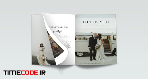 Wedding Planner Magazine Template | Creative Photoshop Templates