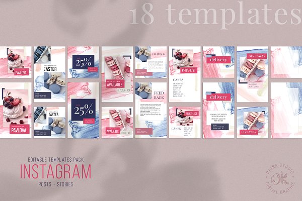 Instagram Stories And Posts Template | Creative Photoshop Templates