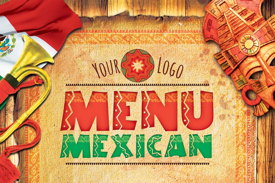 Mexican Menu | Creative Photoshop Templates