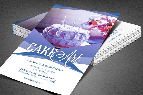 Cake Art Event Flyer Template | Creative Photoshop Templates