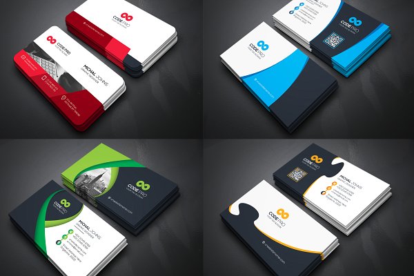 50 Business Cards Bundle | Creative Photoshop Templates