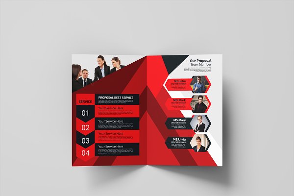 Professional Business Brochure | Creative Illustrator Templates